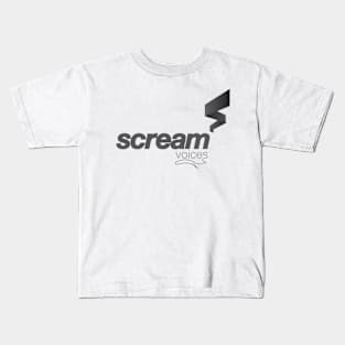 Scream Management | Voices Division Logo Kids T-Shirt